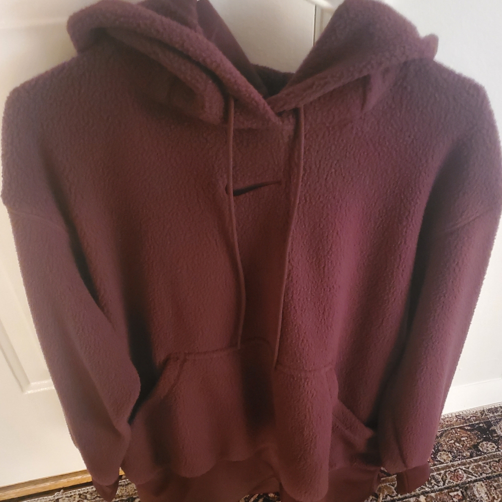 Never Worn Oversized Nike Sherpa Fleece Hoodie